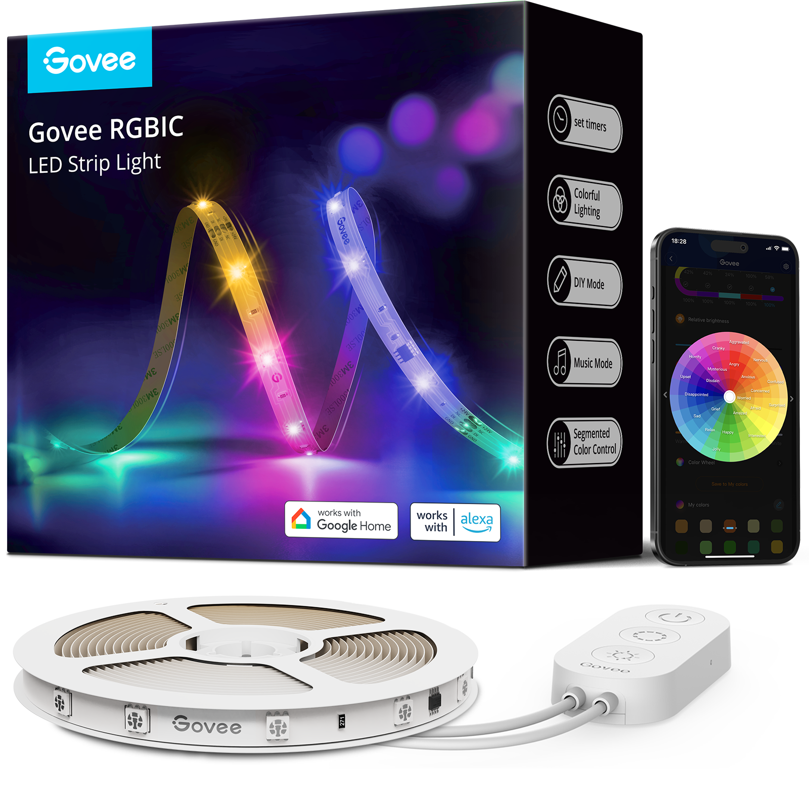 Govee RGBIC Smart LED Strip — 5m