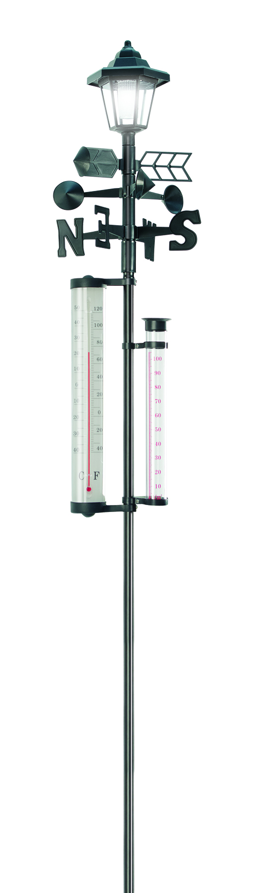 5 in 1 Weather Station with Solar Light 