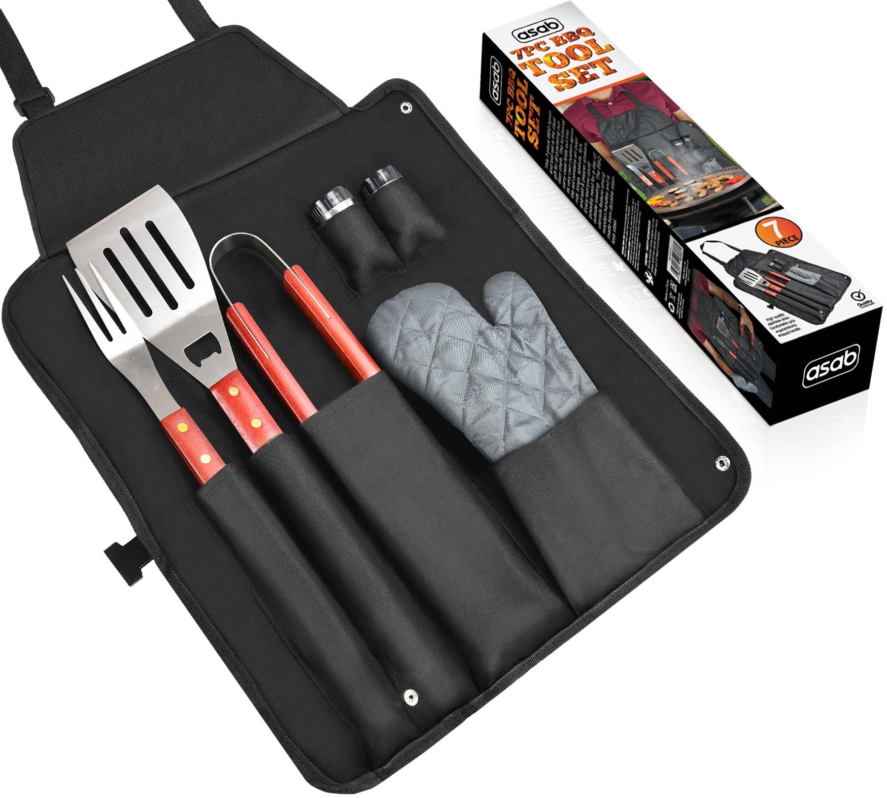 7pc Bbq Tools Set Barbecue