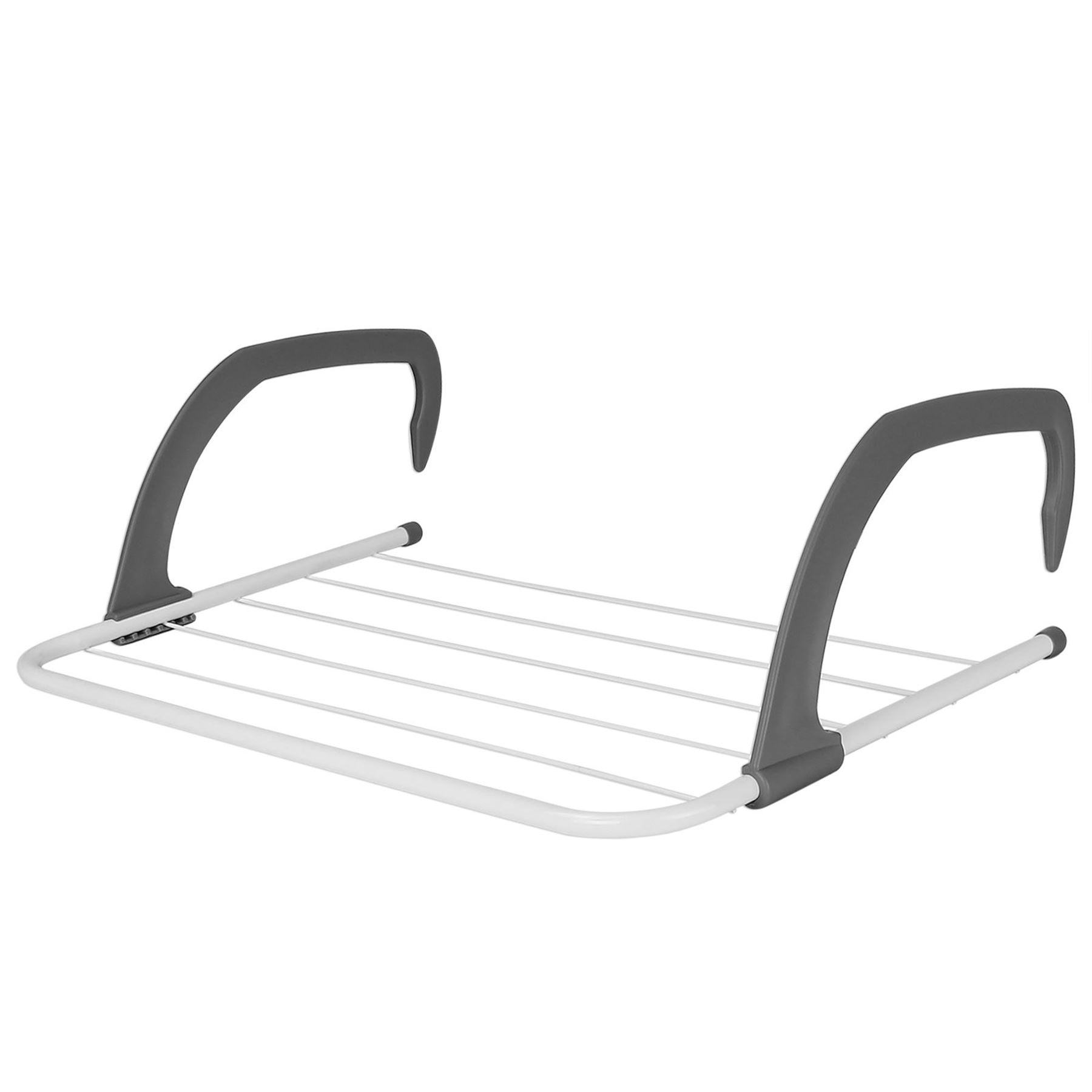 1x Grey Over Radiator Clothes Airer | As-87846