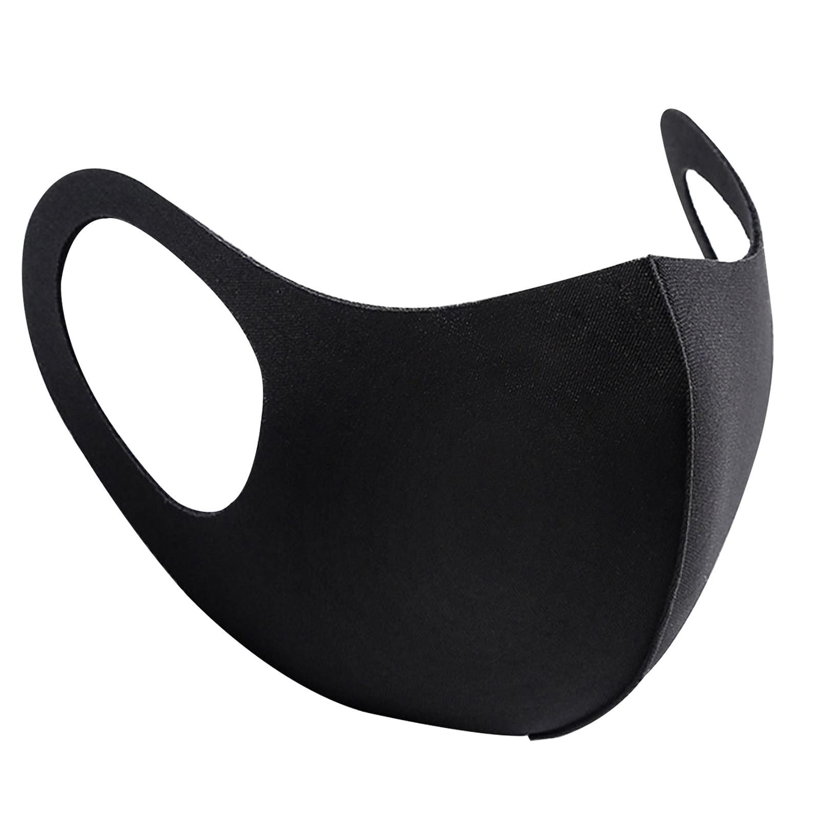 Reusable Fashion Face Mask Black