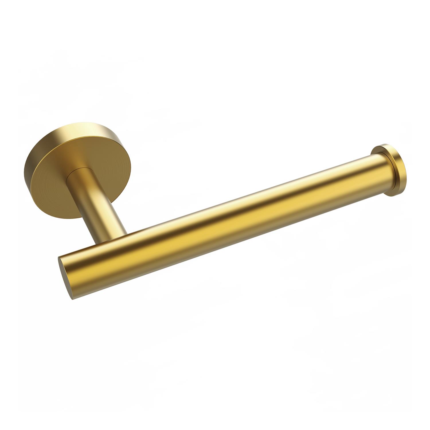 Vinsani 2pk Toilet Roll Dispenser Brush Golden 1010077
