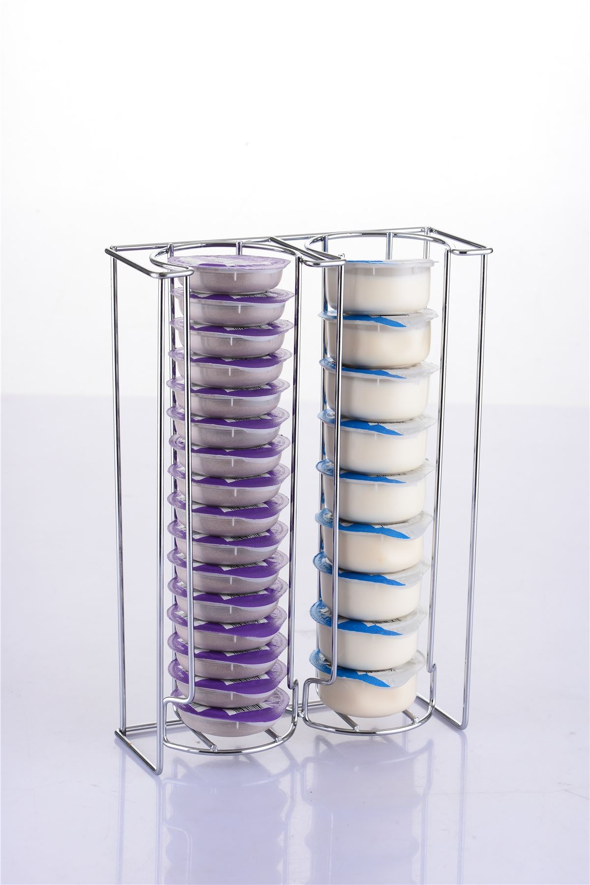 Vinsani Tassimo 32 Pod Chrome Coffee Capsule Holder Stand