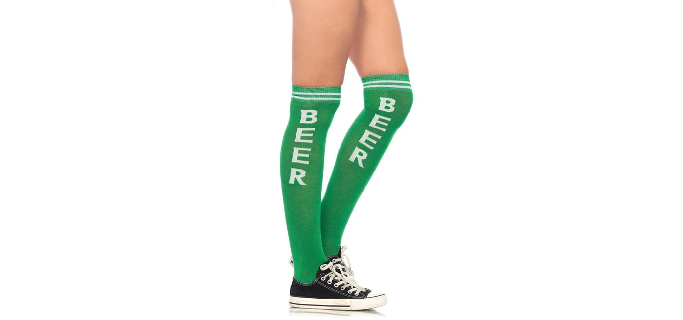Vinsani Green Beer Socks 0009576