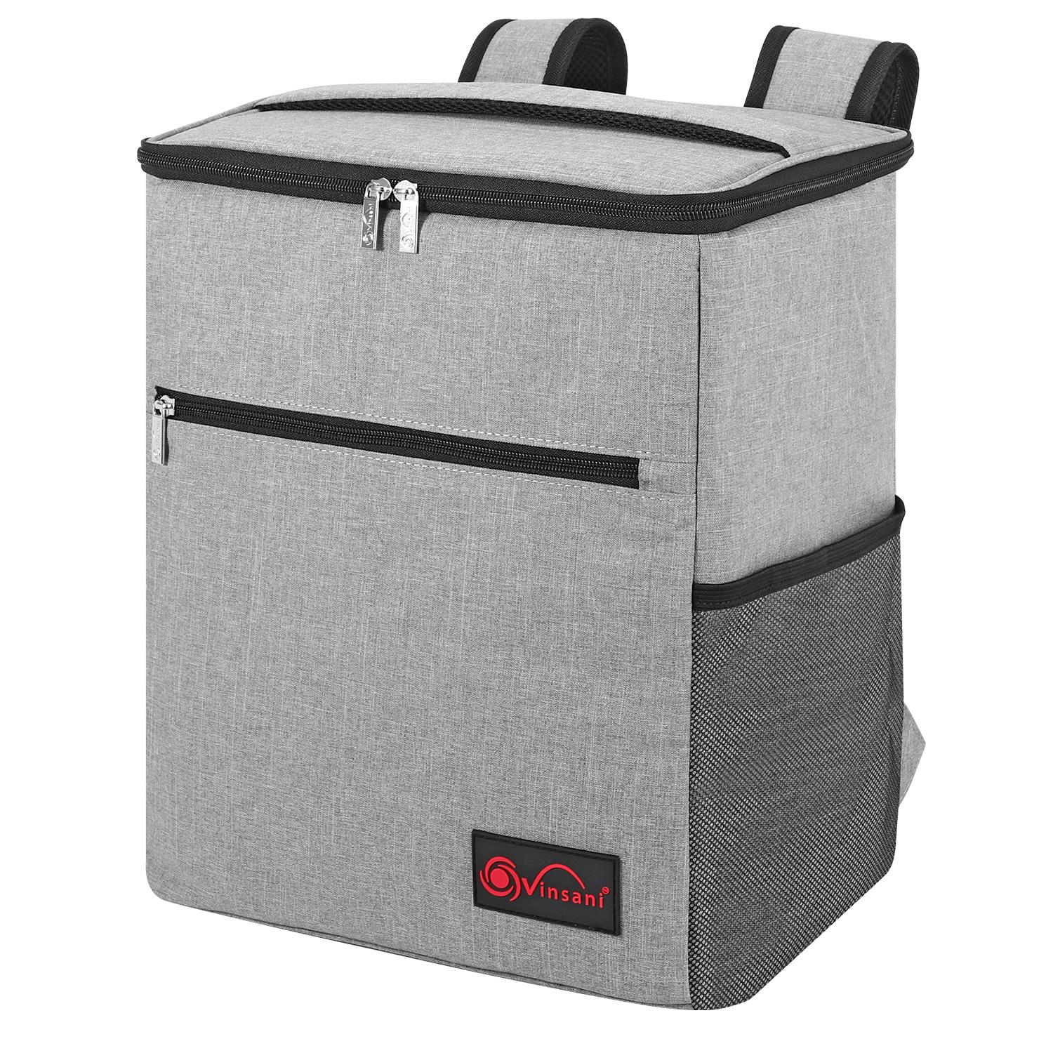 Vinsani 24l Grey Backpack Cooler Bag 1010124