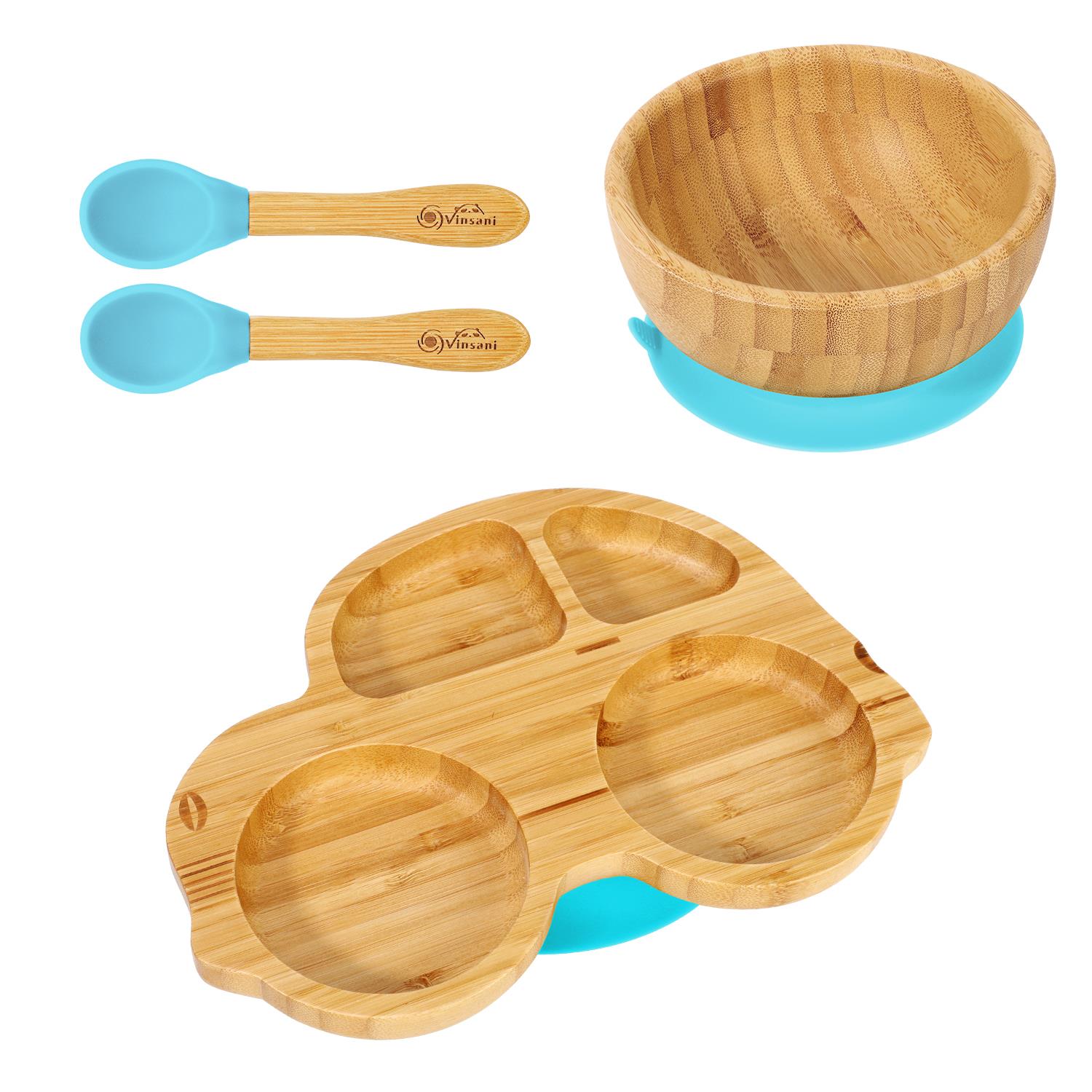 VINSANI BAMBOO CAR PLATE,BOWL & SPOON - Picture 14 of 48