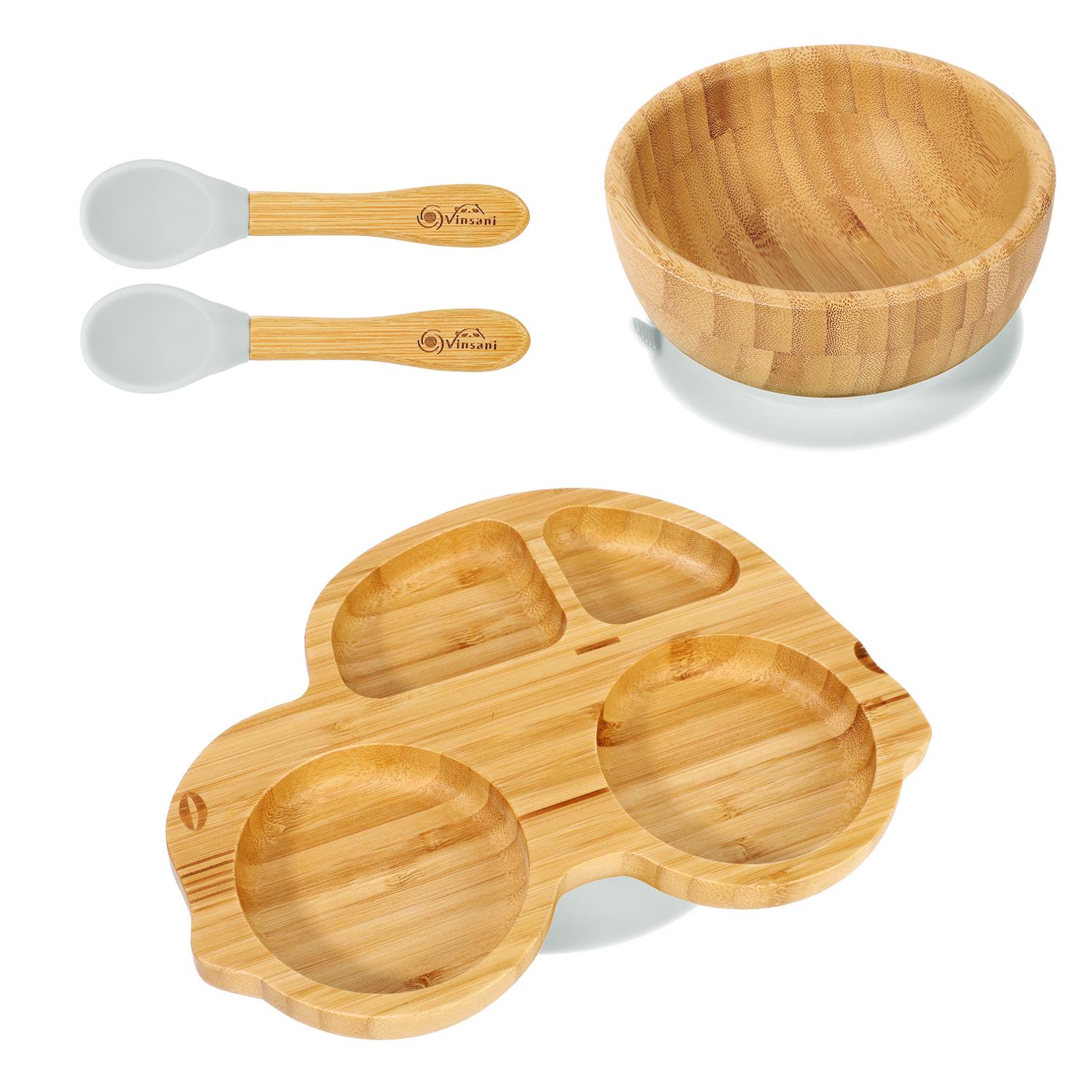 VINSANI BAMBOO CAR PLATE,BOWL & SPOON - Picture 29 of 48