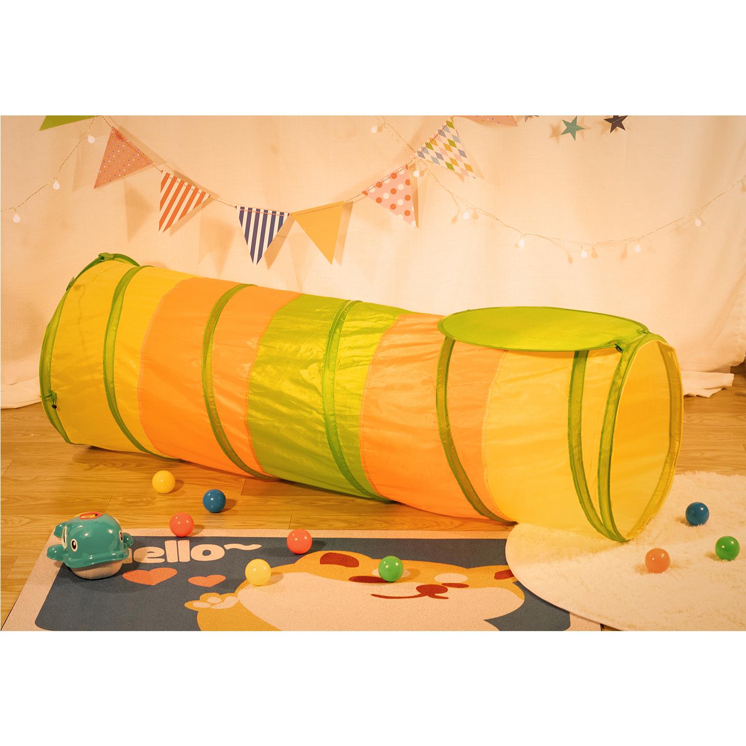 Kids Foldable Play Tunnel Tent – Crawling Tunnel for Indoor & Outdoor Fun - Picture 15 of 17