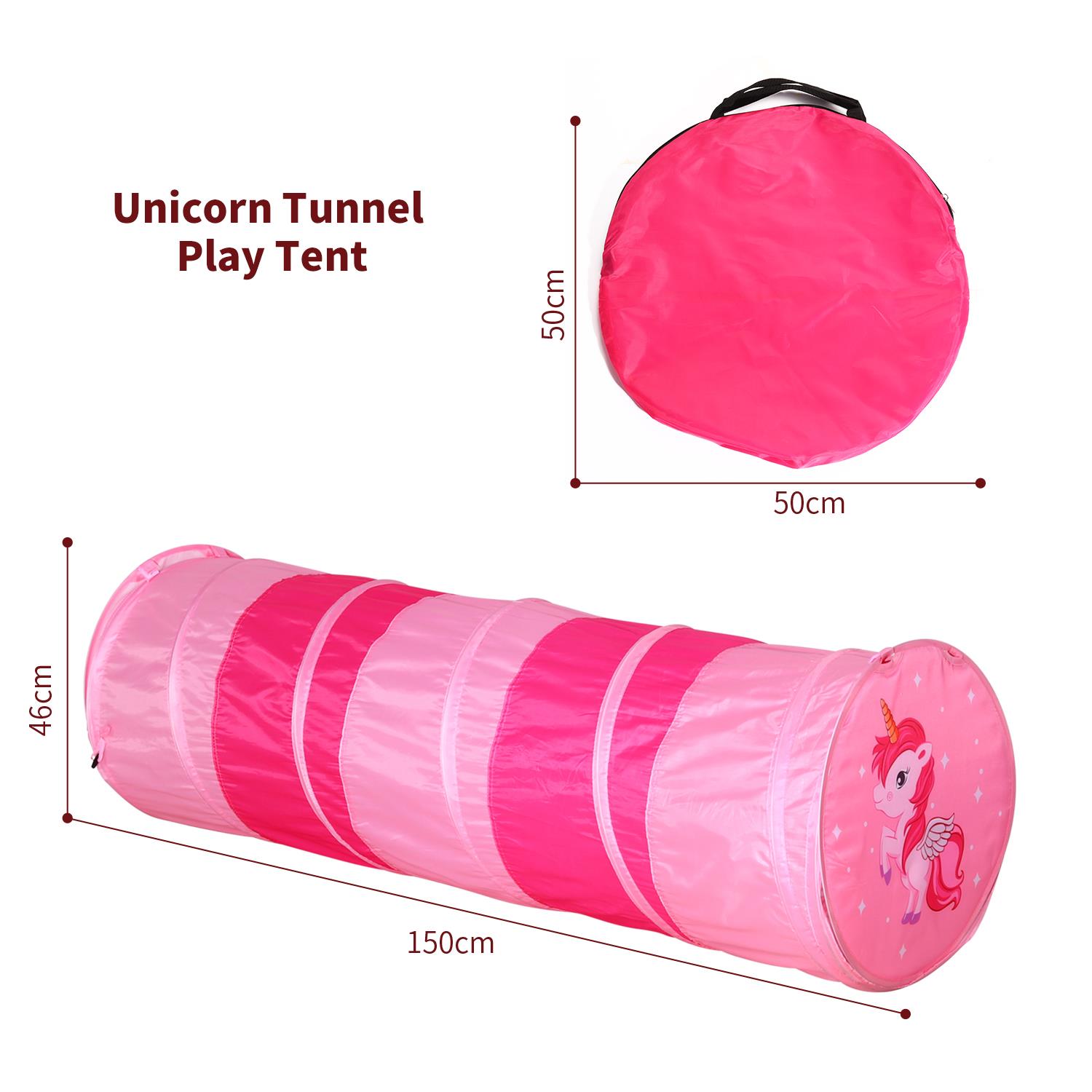 Kids Foldable Play Tunnel Tent – Crawling Tunnel for Indoor & Outdoor Fun - Picture 3 of 17
