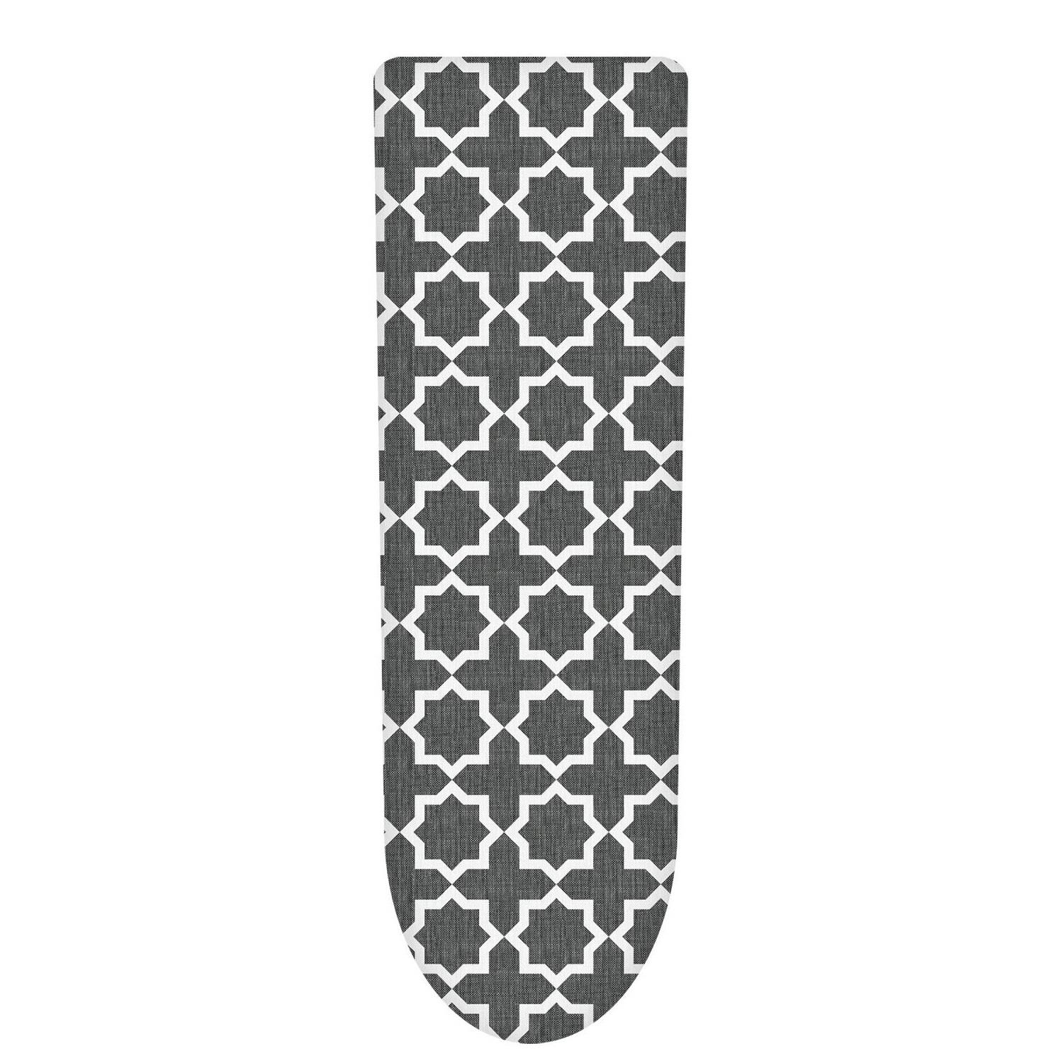Vinsani Ironing Board Cover Grey Cross 0009895