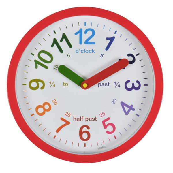 Acctim Red Lulu Wall Clock