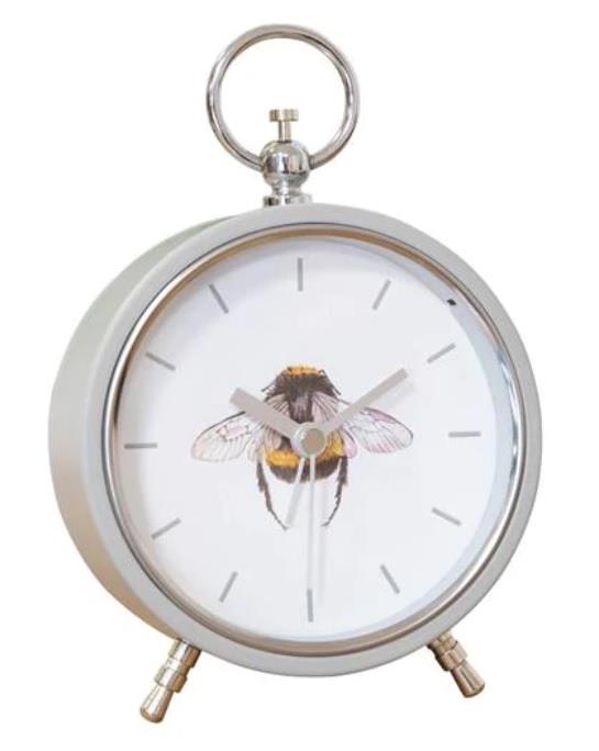 WIDDOP Hestia Bee Metal Mantel Clock