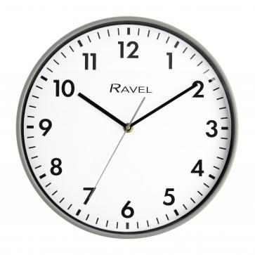 Ravel 30cm White Dial Grey Wall Clock R.Wc.30.13