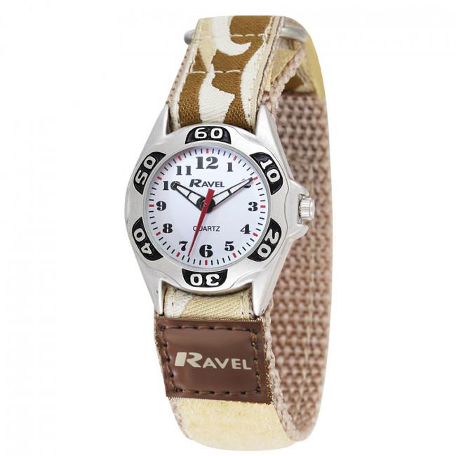 Ravel Children Boy Nylon Beige Velcro Strap R1507.08a