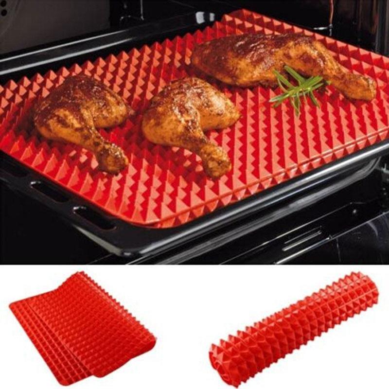 Pyramid Silicone Mat Non Stick Fat Reducing  - Uk Seller