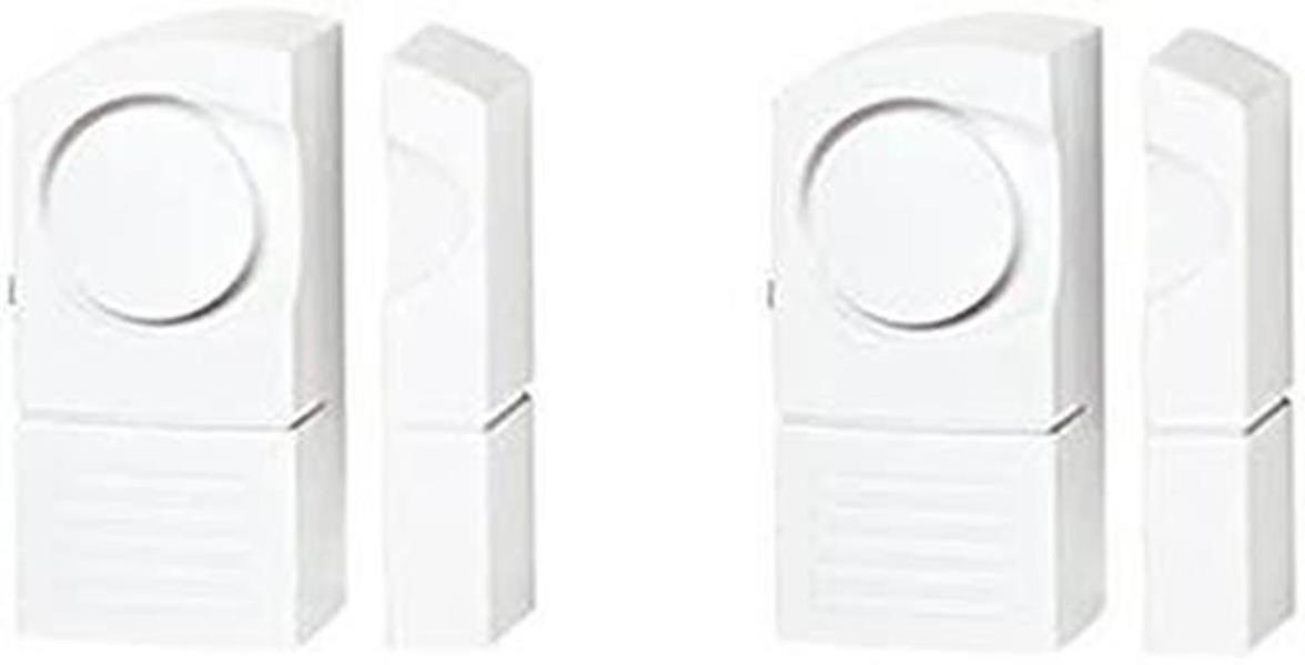 Benross 43720 Pack Of 2 Mini Wireless Window Alarms, White