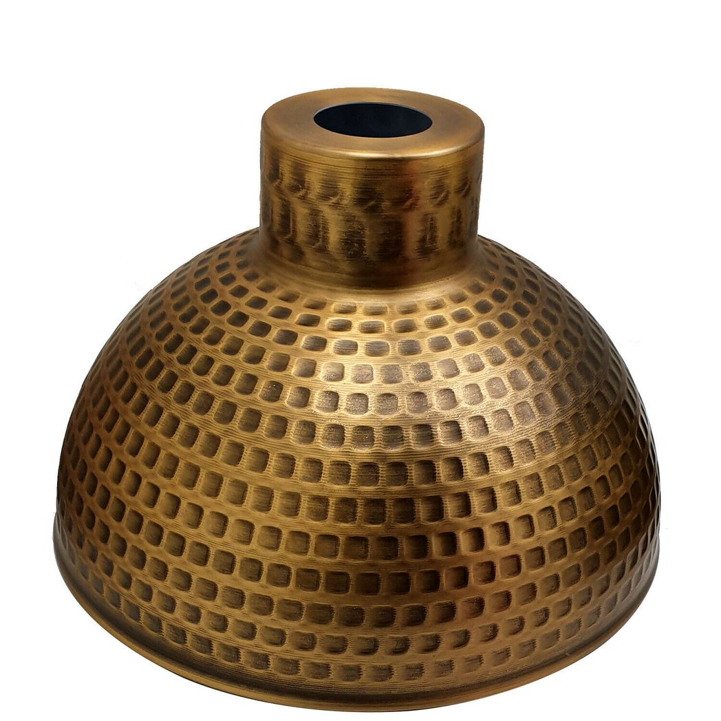 Retro Pendant Light Industrial Modern Metal Lampshade Ceiling Hanging Lights -Yellow Brass~2323 