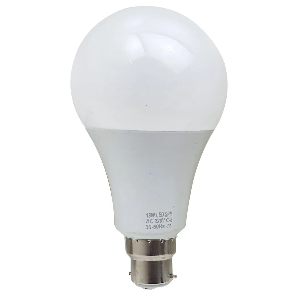 18w B22 Screw Led Light Gls Bulbs, Energy Saving Edison  Cool White 6000k Non Dimmable Lights 
