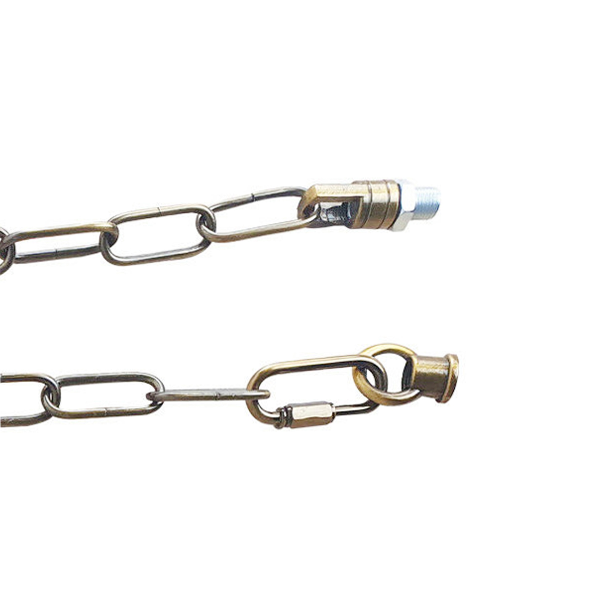 Light Chain For Ceiling Pendant Lights Chandeliers 38mm X 16mm - Yellow Brass~1052 