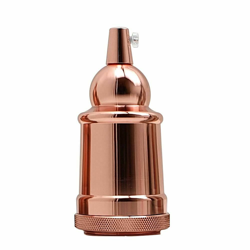 Bubble Holder Rose Gold E27 Es Screw Light Bulb Holder 