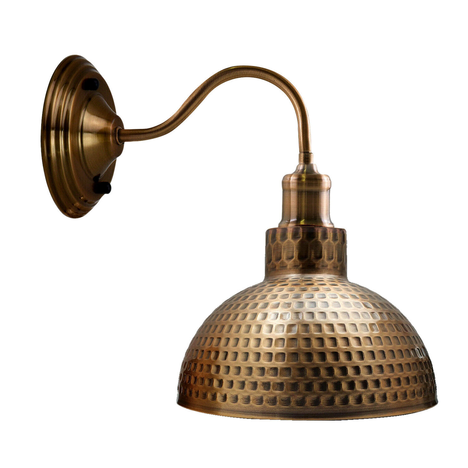 Vintage Retro Industrial Wall Light Shade Metal Lampshade Sconce Wall Lights Uk 