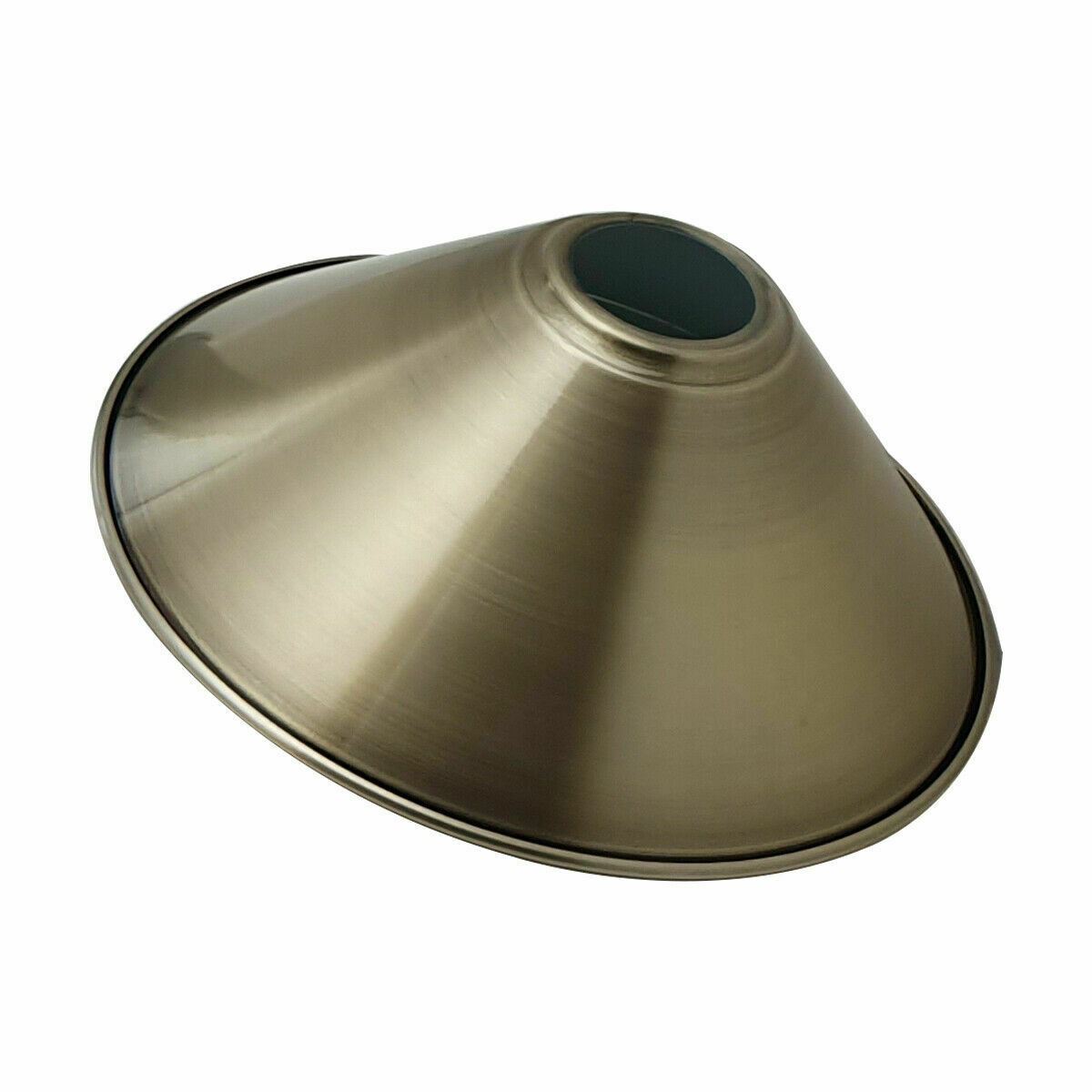 Modern22 X 10cm Cone Light Shades Metal Easy Fit Ceiling Pendant Hanging Lampshade Only 
