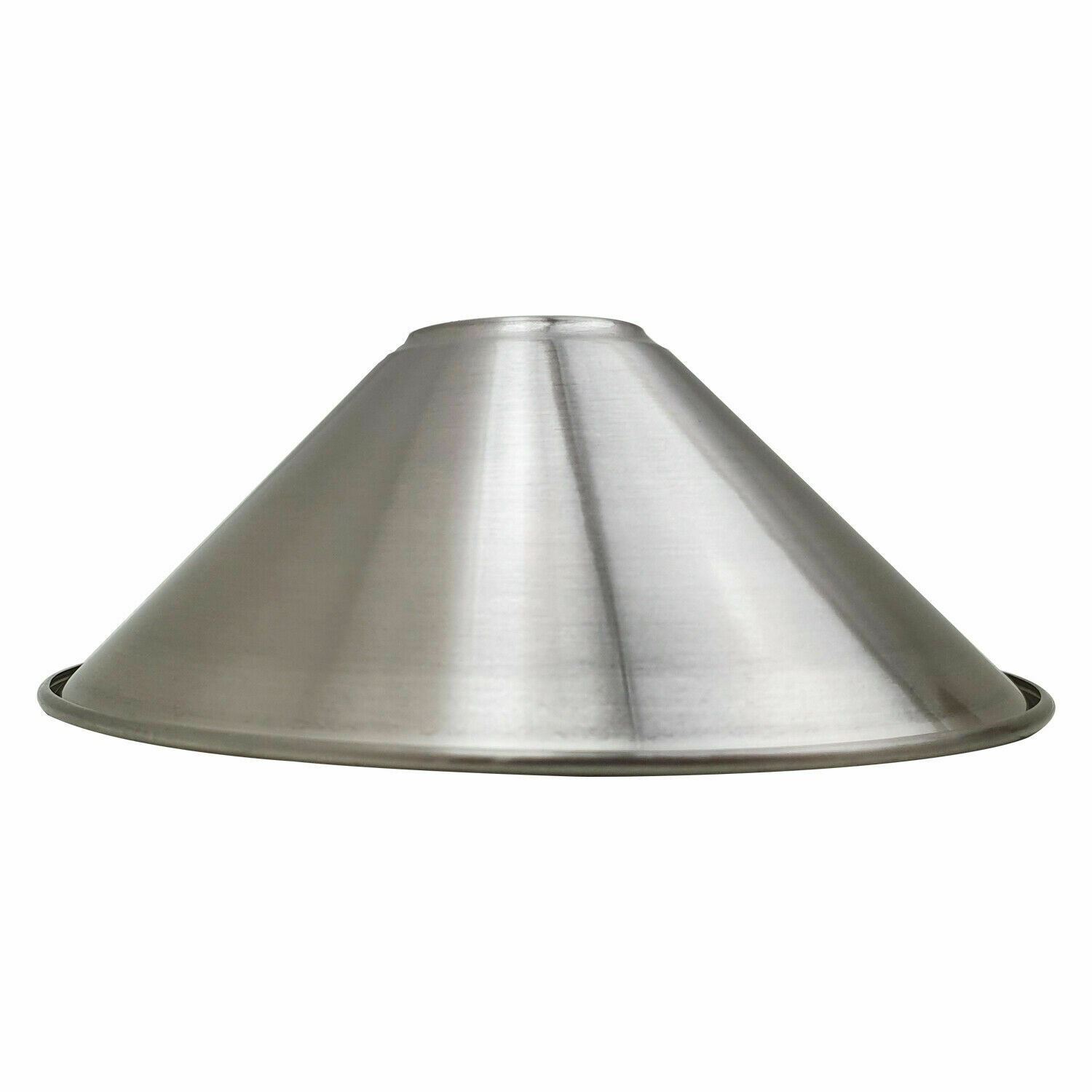 Modern22 X 10cm Cone Light Shades Metal Easy Fit Ceiling Pendant Hanging Lampshade Only 