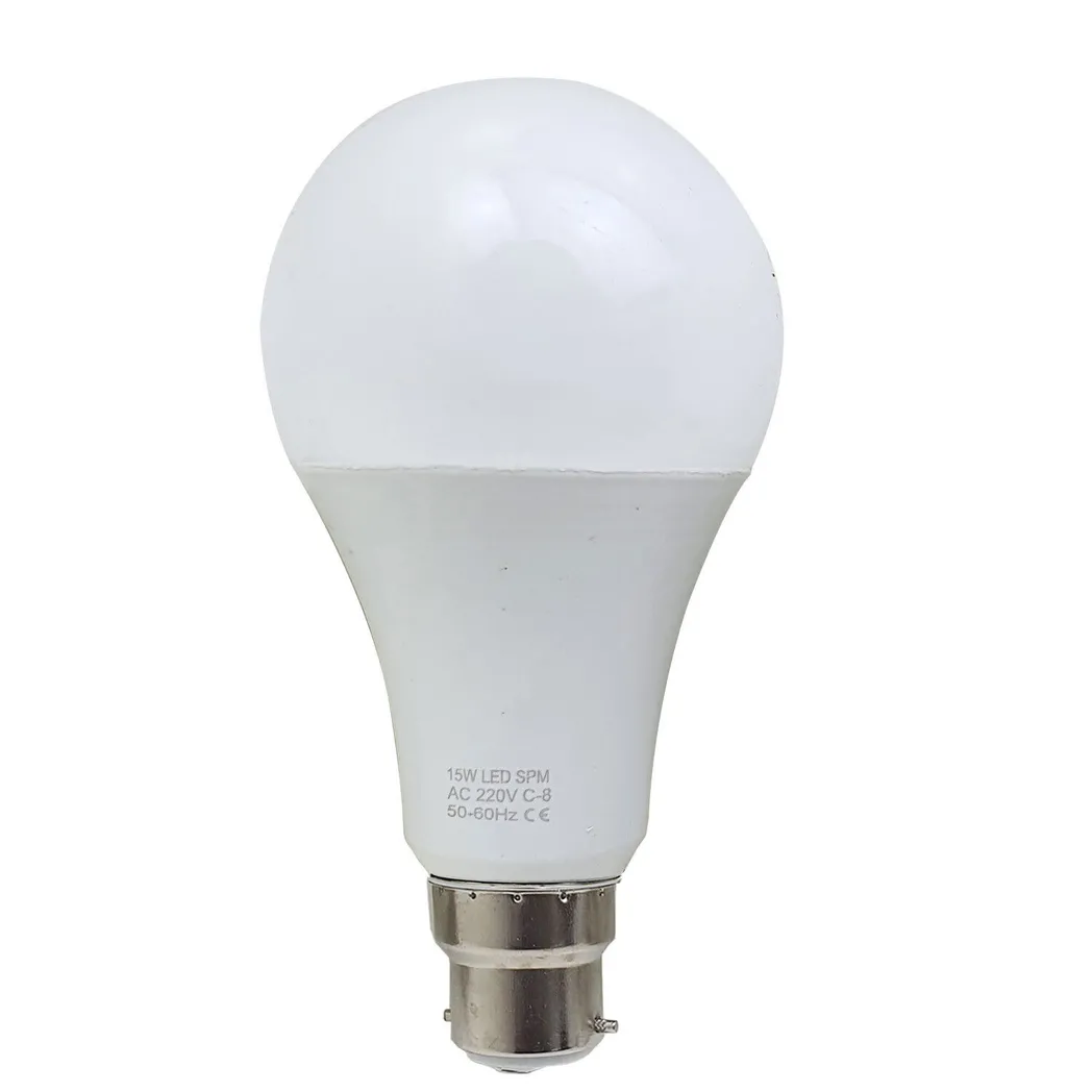 15w B22 Screw Led Light Gls Bulbs, Energy Saving Edison  Cool White 6000k Non Dimmable Lights