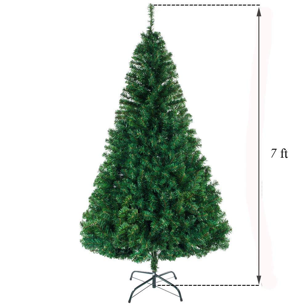 7ft Artificial Christmas Tree — 1,100 Branches