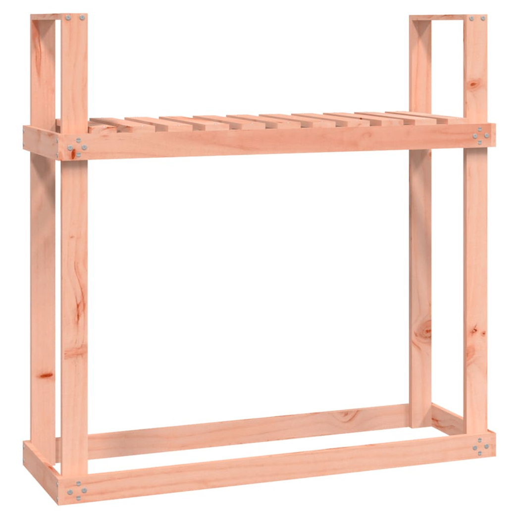 Porta Legna da Ardere 110x35x108,5 cm Legno Massello di Pino - Foto 7 di 35