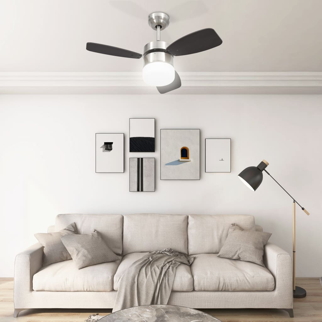 Ceiling Fan with Light and Remote Control 76 to 108 cm - Picture 8 of 15