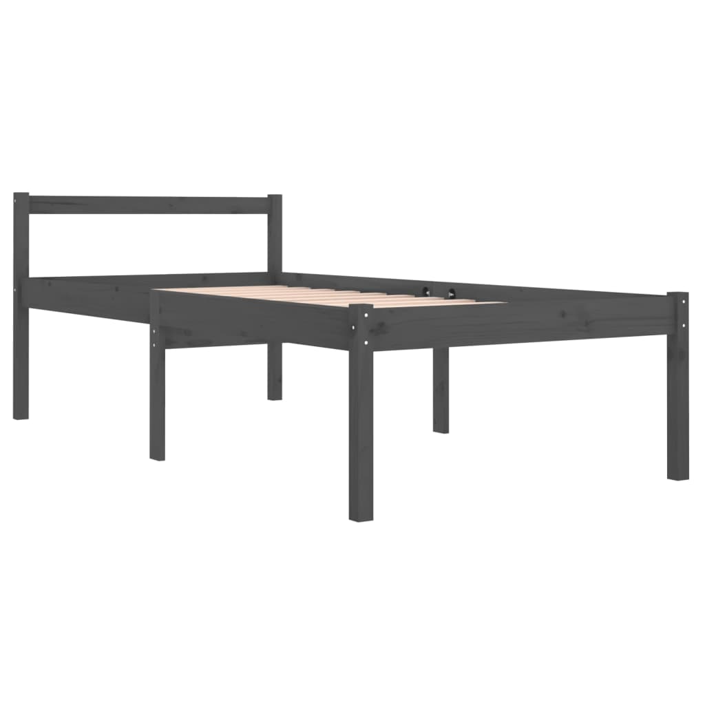 Versatile Bed Frame in Solid Wood Fits 4ft Small Double to 6ft Super