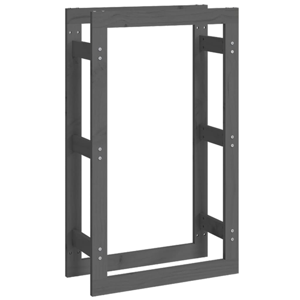 Estante de leña 41x25x100 cm madera maciza de pino - Imagen 22 de 30