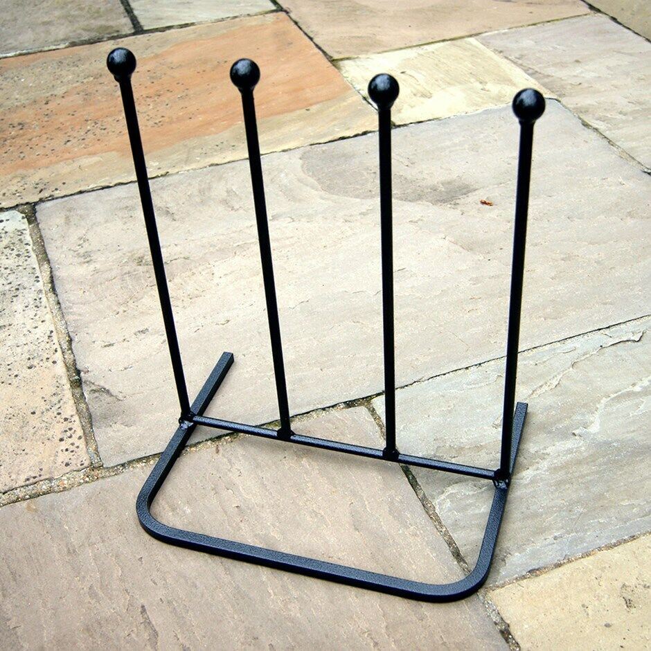 Two Pair Metal Boot Rack