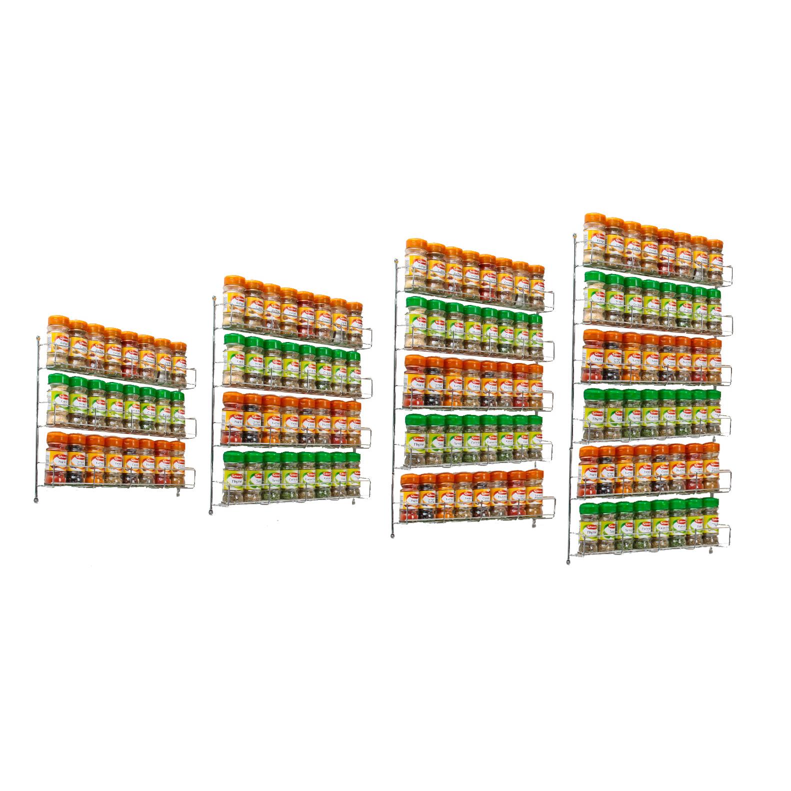 Spice Rack For Kitchen Door Cupboard Or Wall