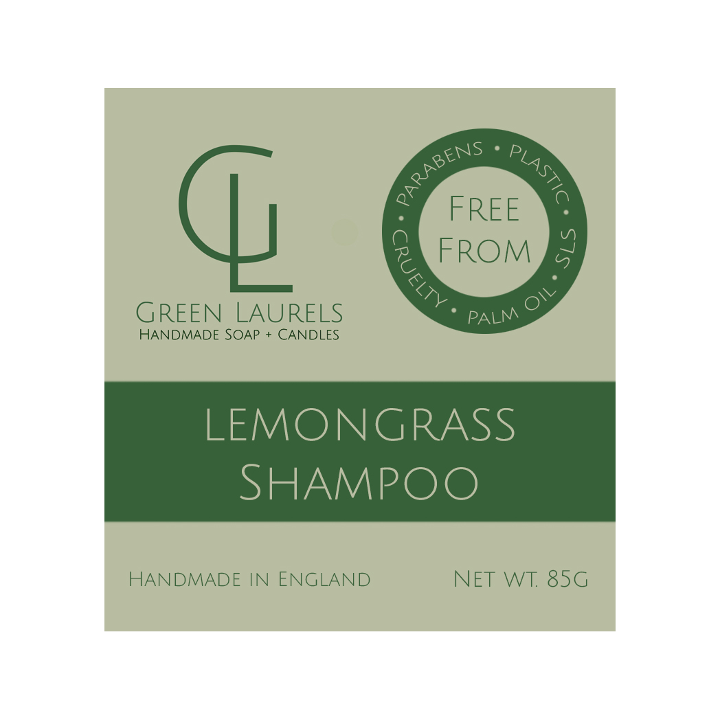 Natural Lemongrass Shampoo bar for Normal to Oily Hair