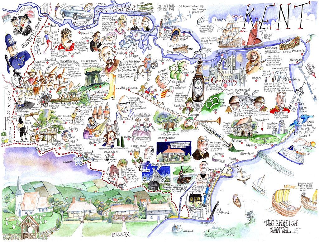 Kent - Tim Bulmer 1000 Piece Jigsaw