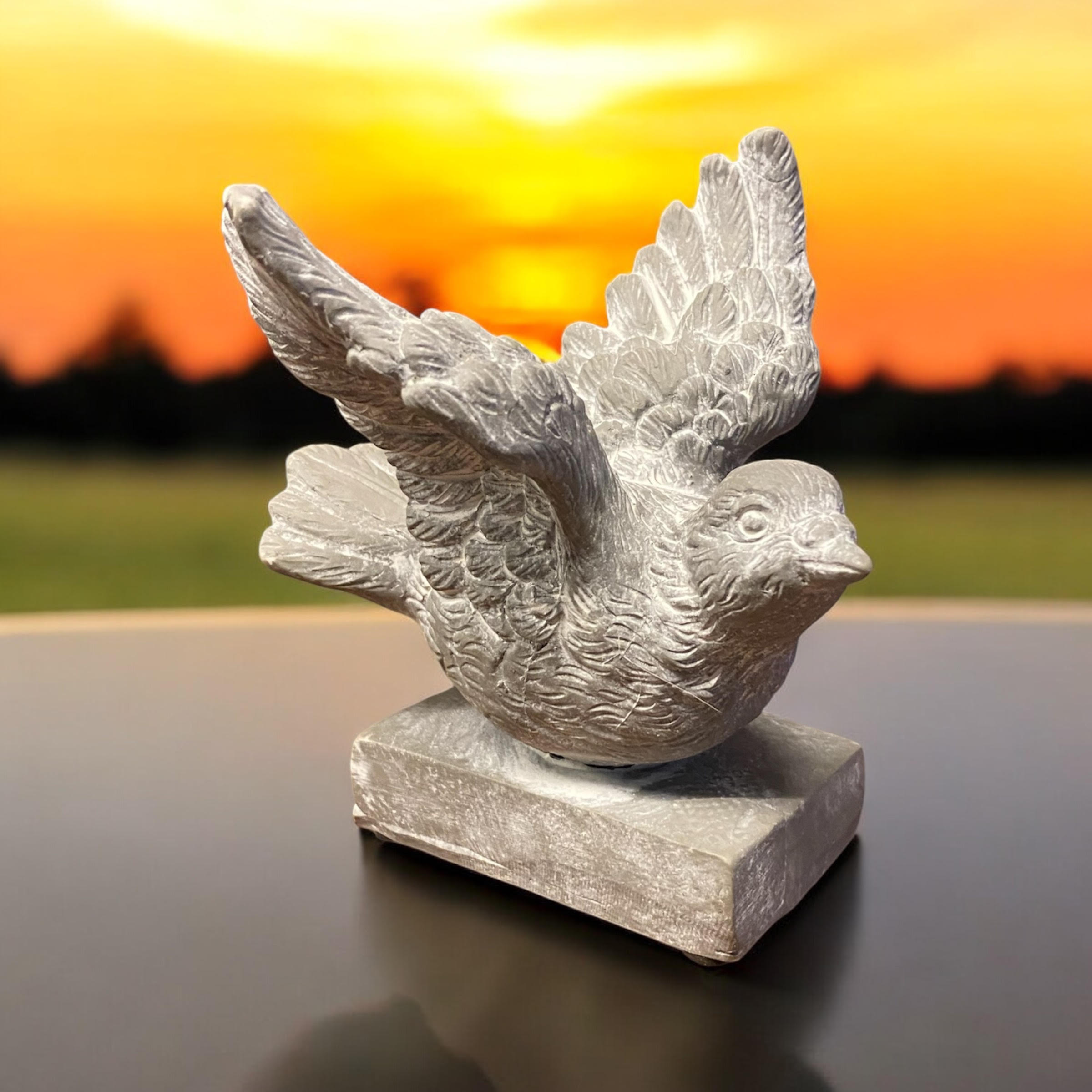 13cm Resin Bird