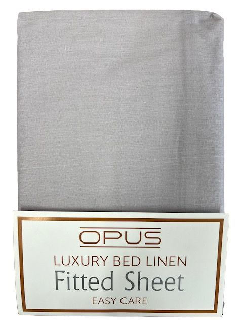 Opus Double Bed Flat Sheet Silver