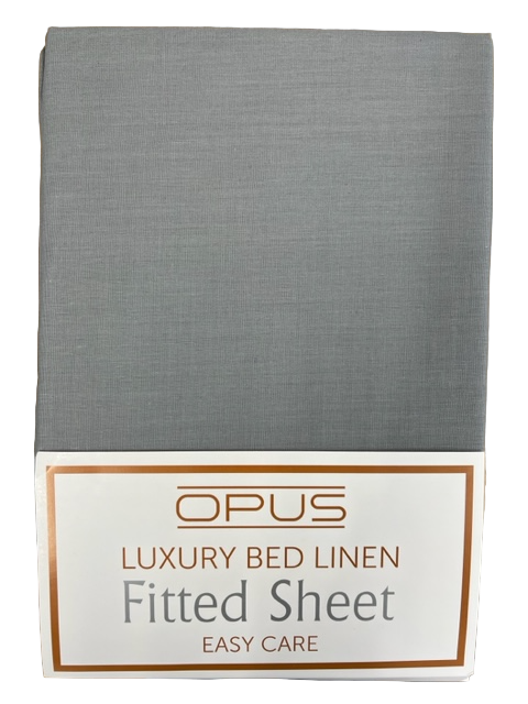 Opus Double Bed Flat Sheet Charcoal