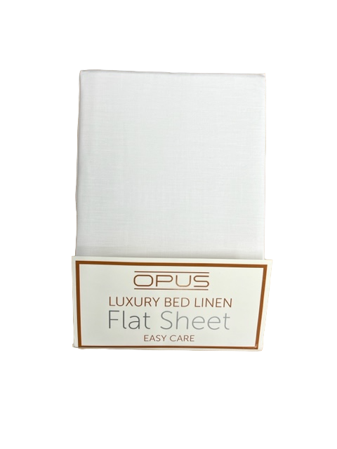 Opus Super King Bed Fitted Sheet White