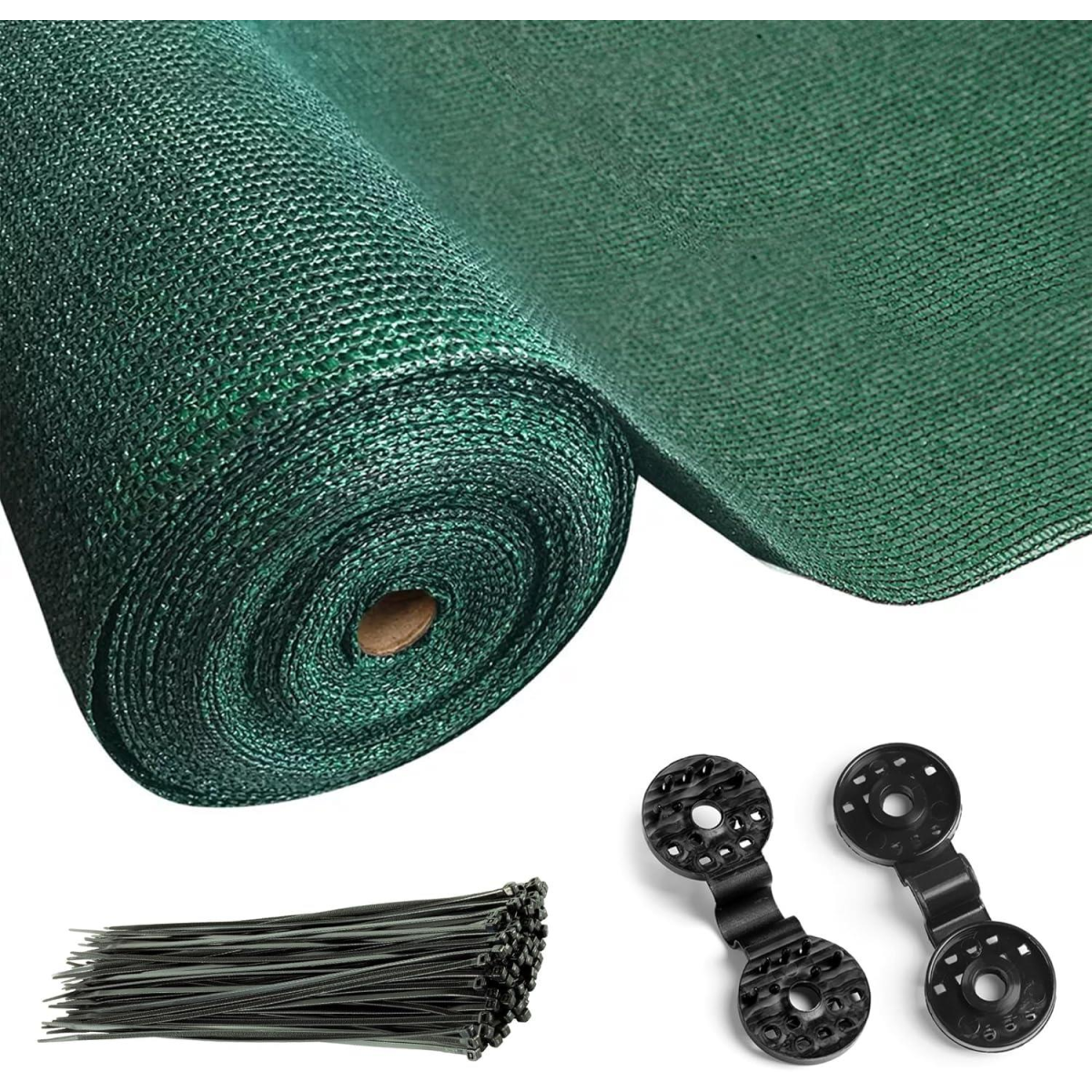 Green Fabric Fence 90gsm - 1m X 10m