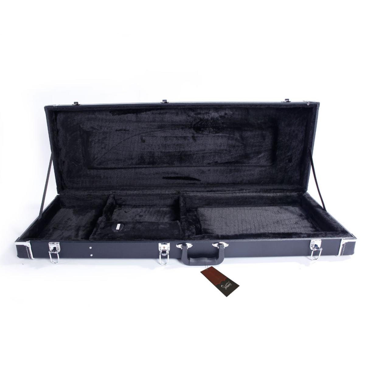 【Replace 47163782】 St High Grade Electric Guitar Square Hard Case Microgroove Flat Black