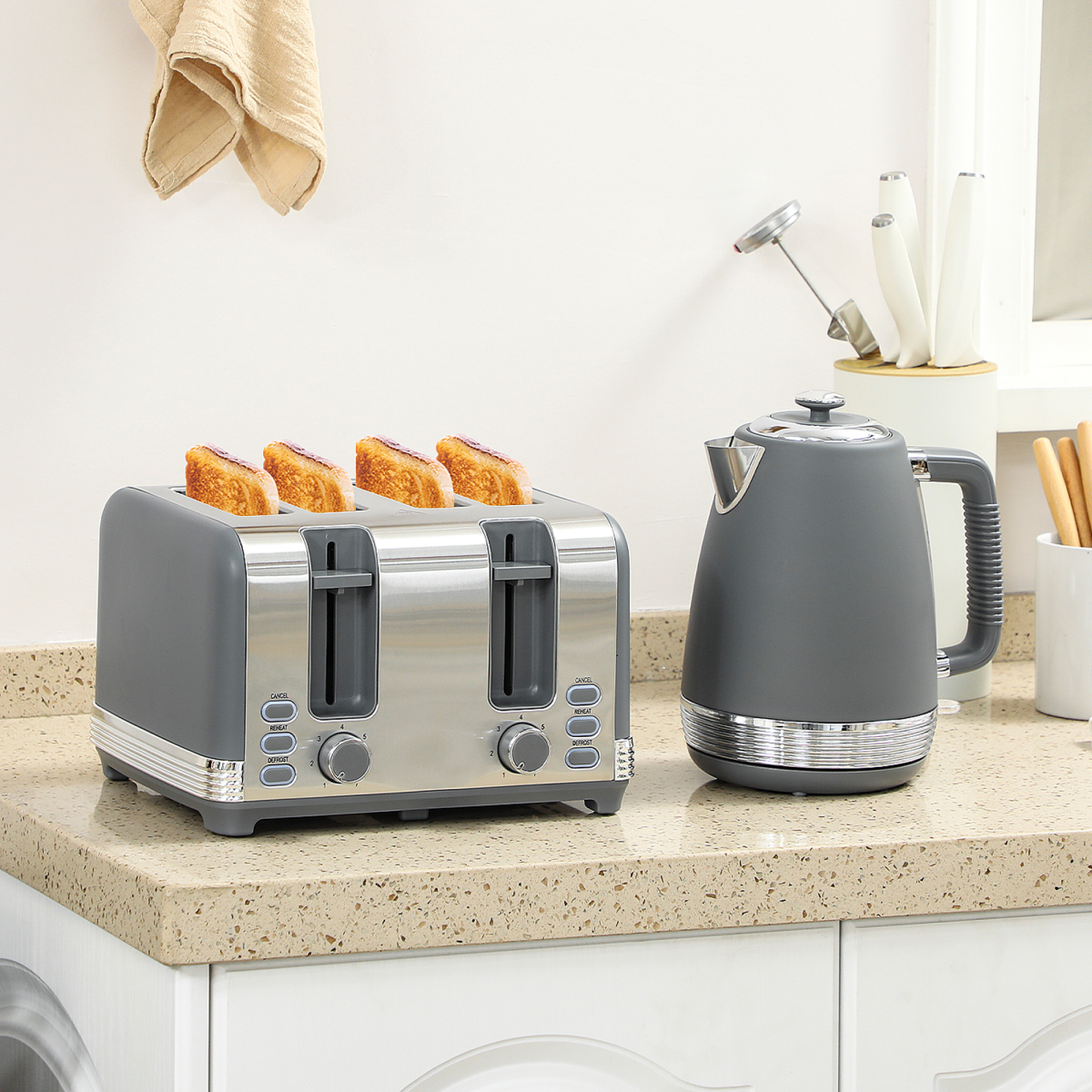 Kettle And Toaster Set