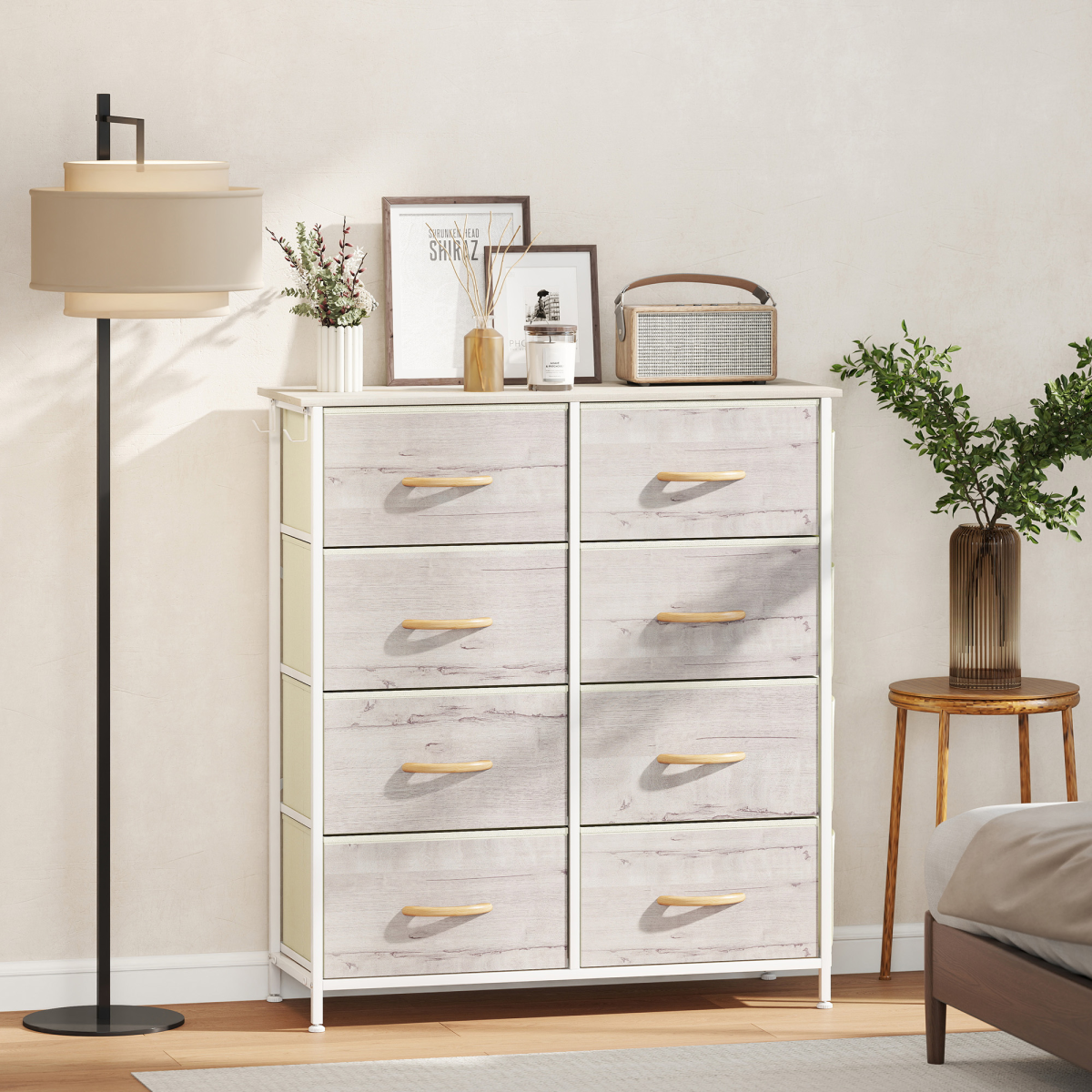Wood Storage Chest Of Drawers