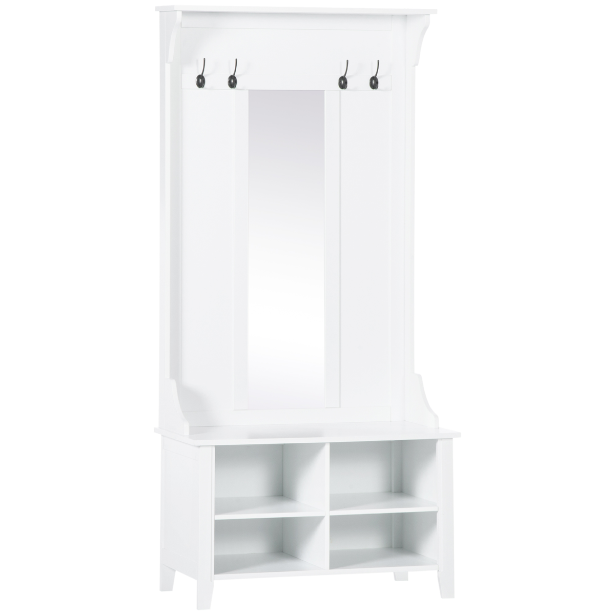  Mirror Cabinet, 80lx40wx170h Cm-White
