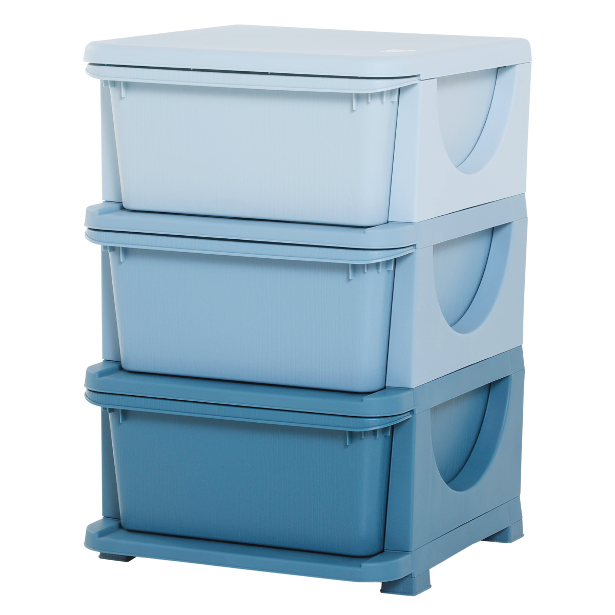 Kids Storage Units With Drawers 3 Tier Chest Vertical Dresser Tower