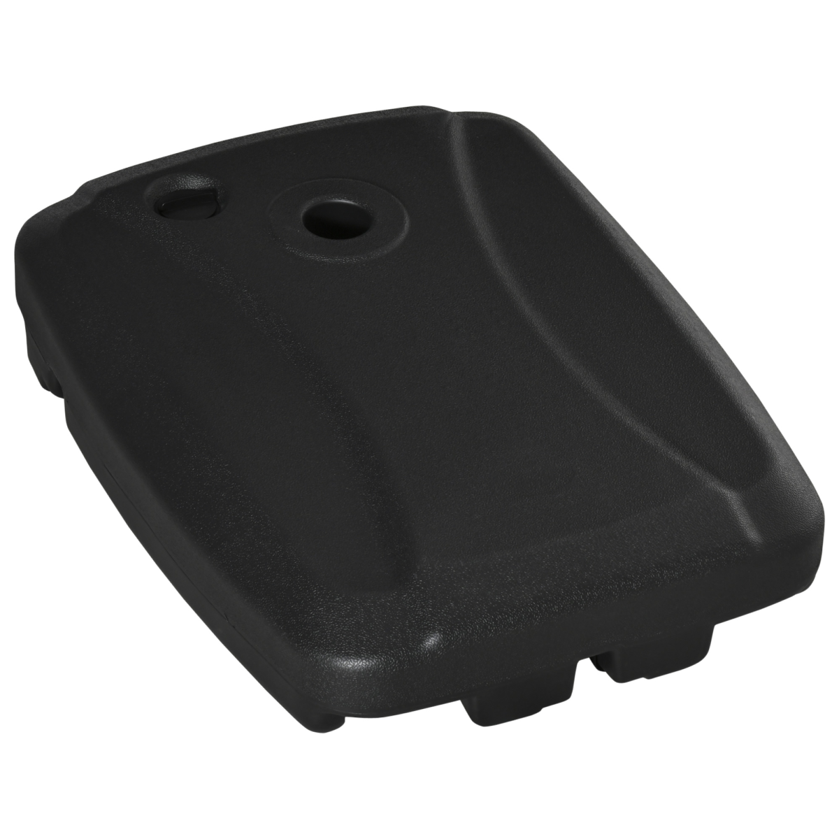7kg Umbrella Stand Weights W/ Wheels Water And Sand, Up To 75kg, Black