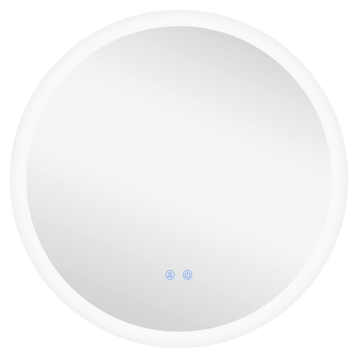 Kleankin Illuminated Bathroom Mirror With Led Lights, 3 Colours, Defogging Film