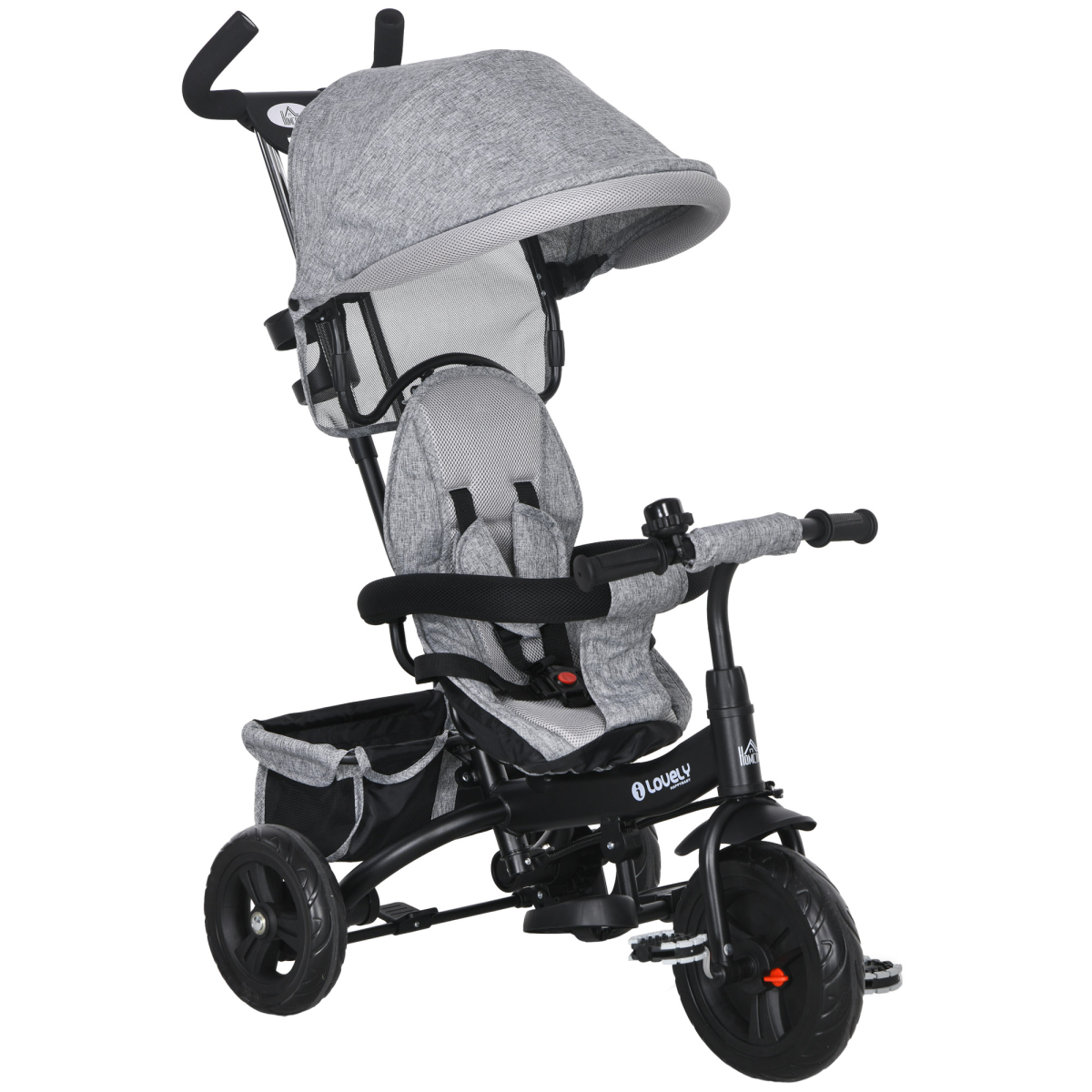 Kids Trike 6 in 1 Stroller with Parent Handle| Green